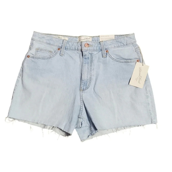 NWT Universal Thread Vintage Midi Light Blue Denim Shorts 8 - Picture 1 of 8